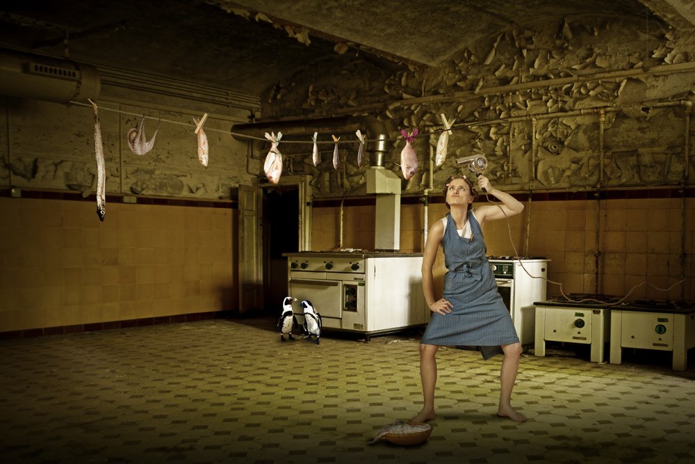 Surreal Culinary Scene by Christine von Diepenbroek