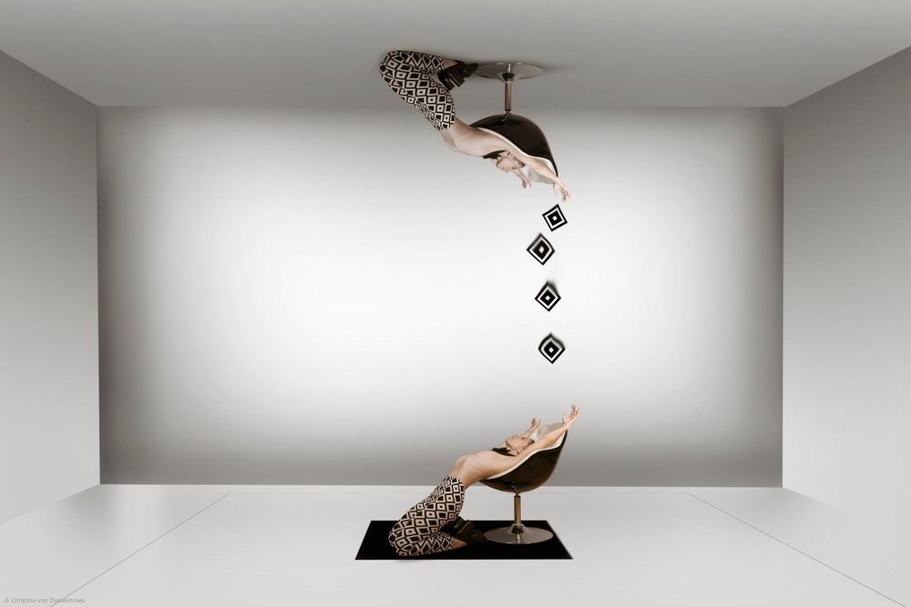 Surreal Inverted Figures by Christine von Diepenbroek