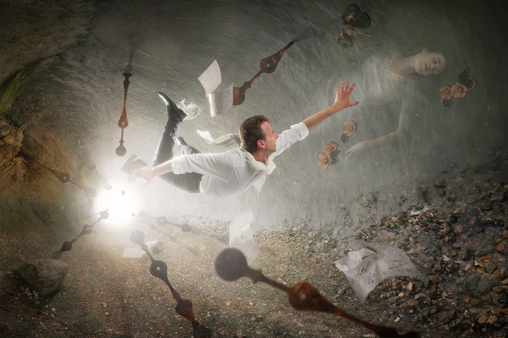 Falling Through Time by Christophe Kiciak