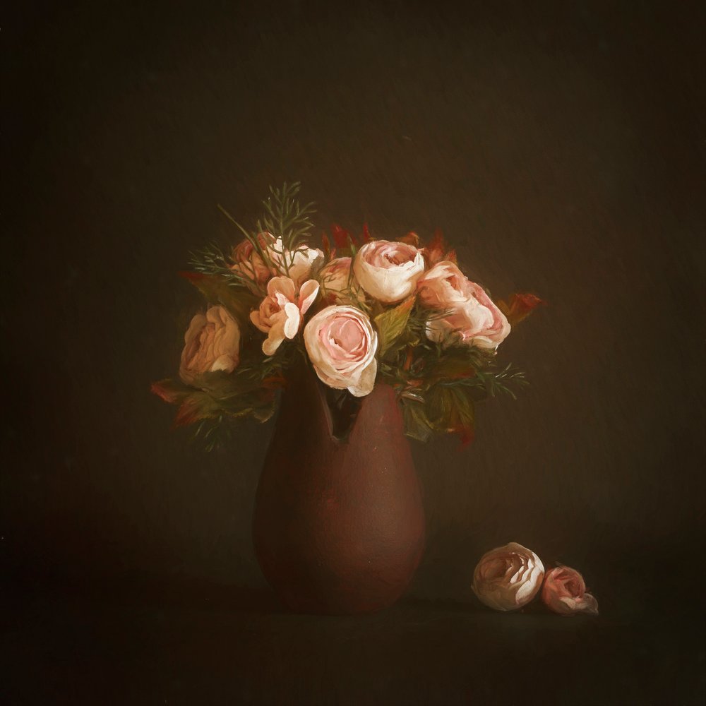 Moody Floral Arrangement by Cicek Kiral
