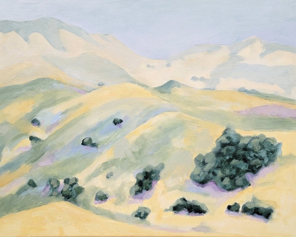 Serene Rolling Hills by Claire Whitehead