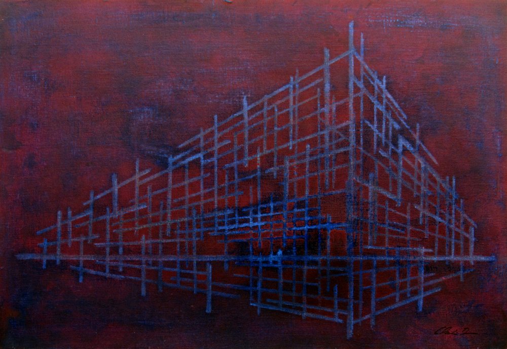 Geometric Red Framework by Claudio Boczon