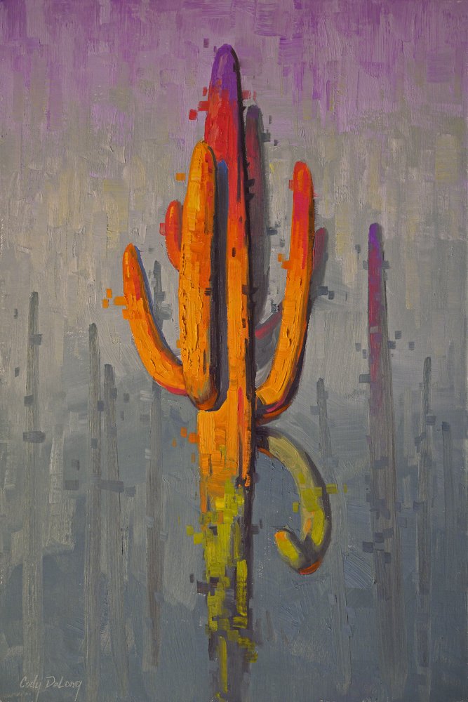Vibrant Desert Saguaro by Cody DeLong