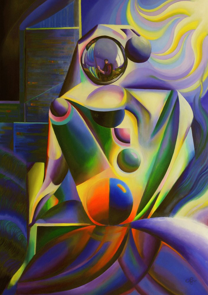 Abstract Figure Reflection by Corné Akkers
