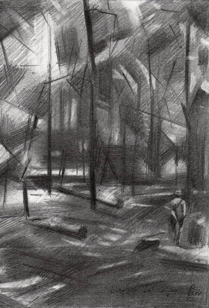 Abstract Forest Walk by Corné Akkers