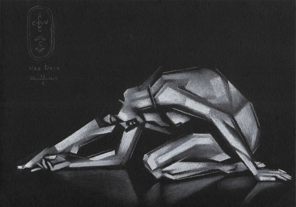 Bowed Geometric Figure by Corné Akkers