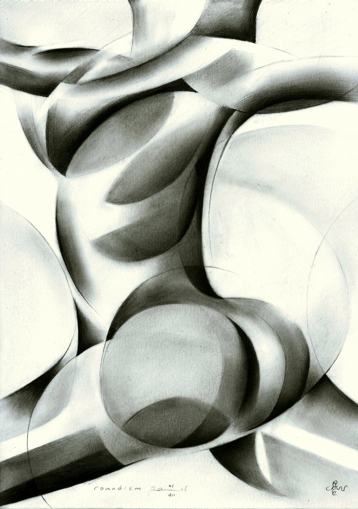 Flowing Abstract Form by Corné Akkers
