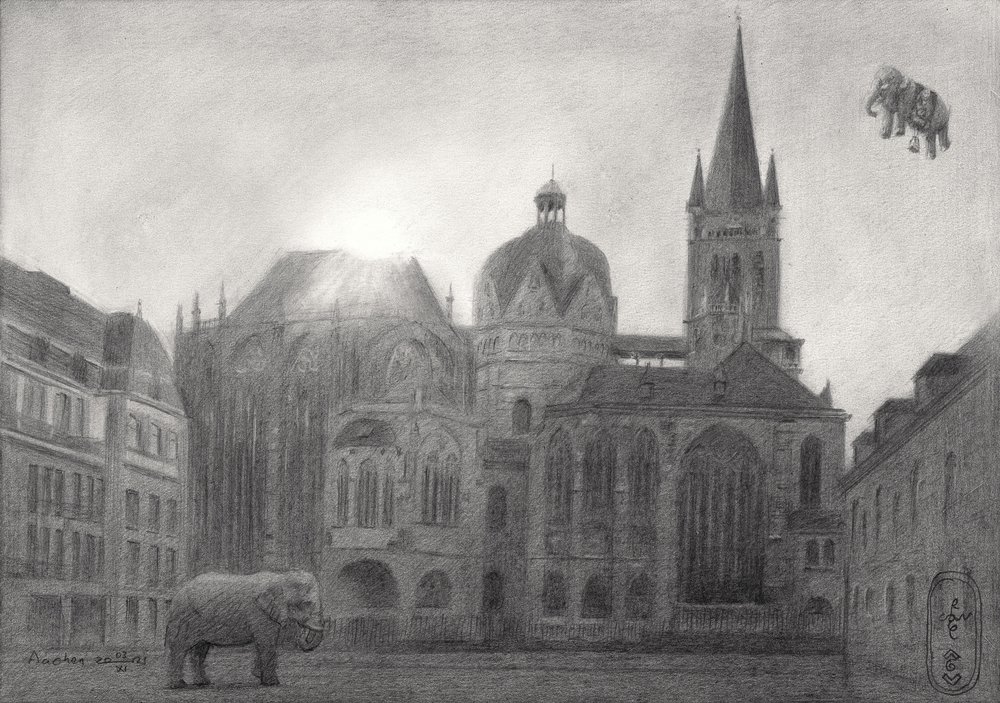 Flying Elephant Cathedral by Corné Akkers