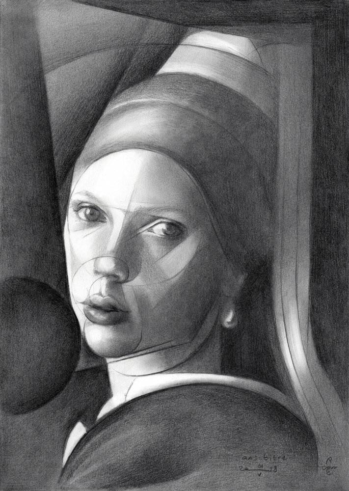 Geometric Pearl Gaze by Corné Akkers