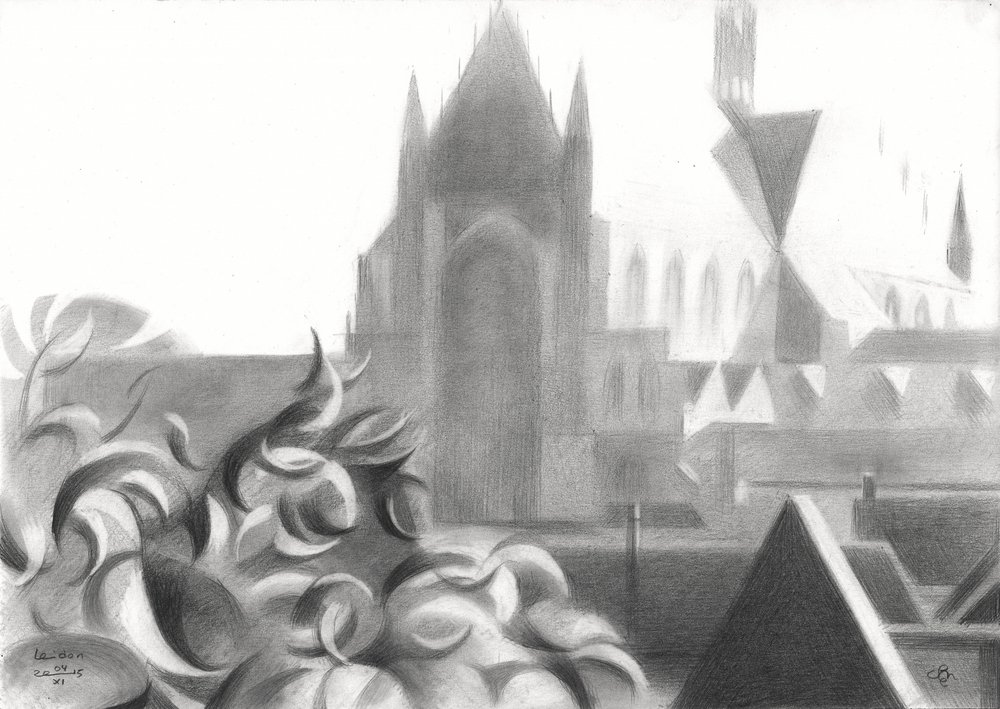 Gothic Cathedral Garden by Corné Akkers