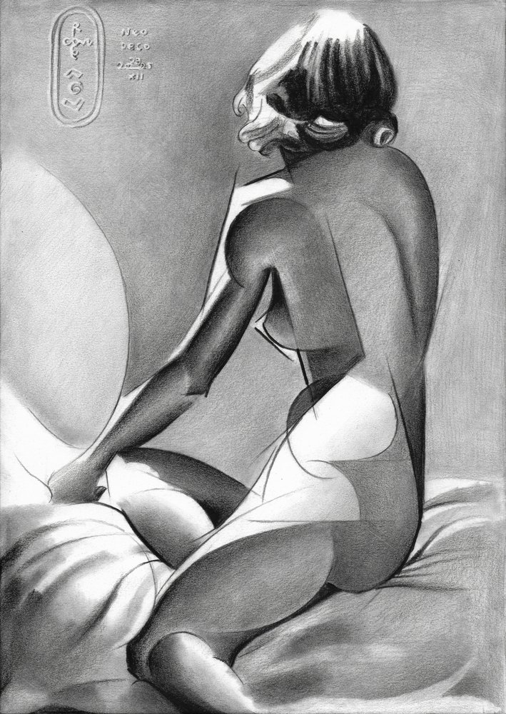 Graceful Female Nude by Corné Akkers