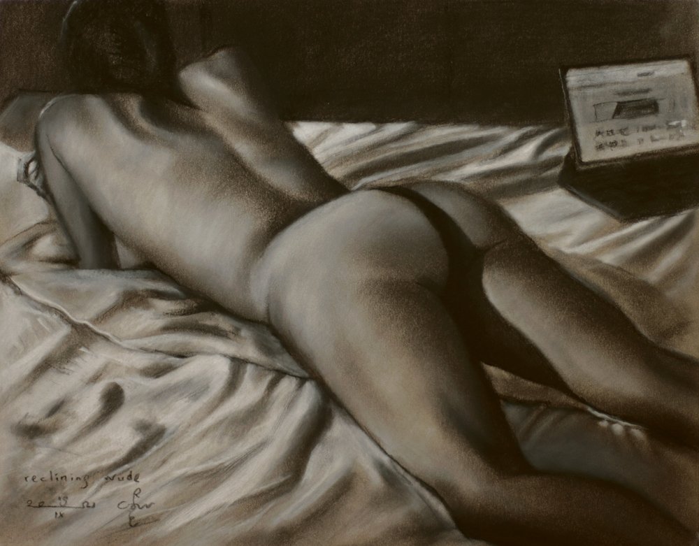 Reclining Nude - 19-09-21 by Corné Akkers