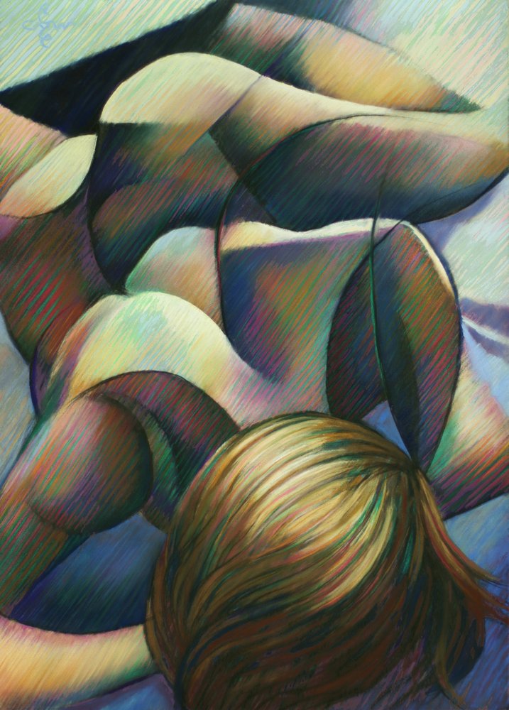 Serene Abstract Figure by Corné Akkers