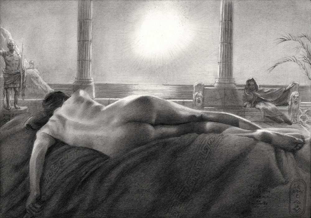 Tribute to Alma Tadema - 28-12-21 by Corné Akkers