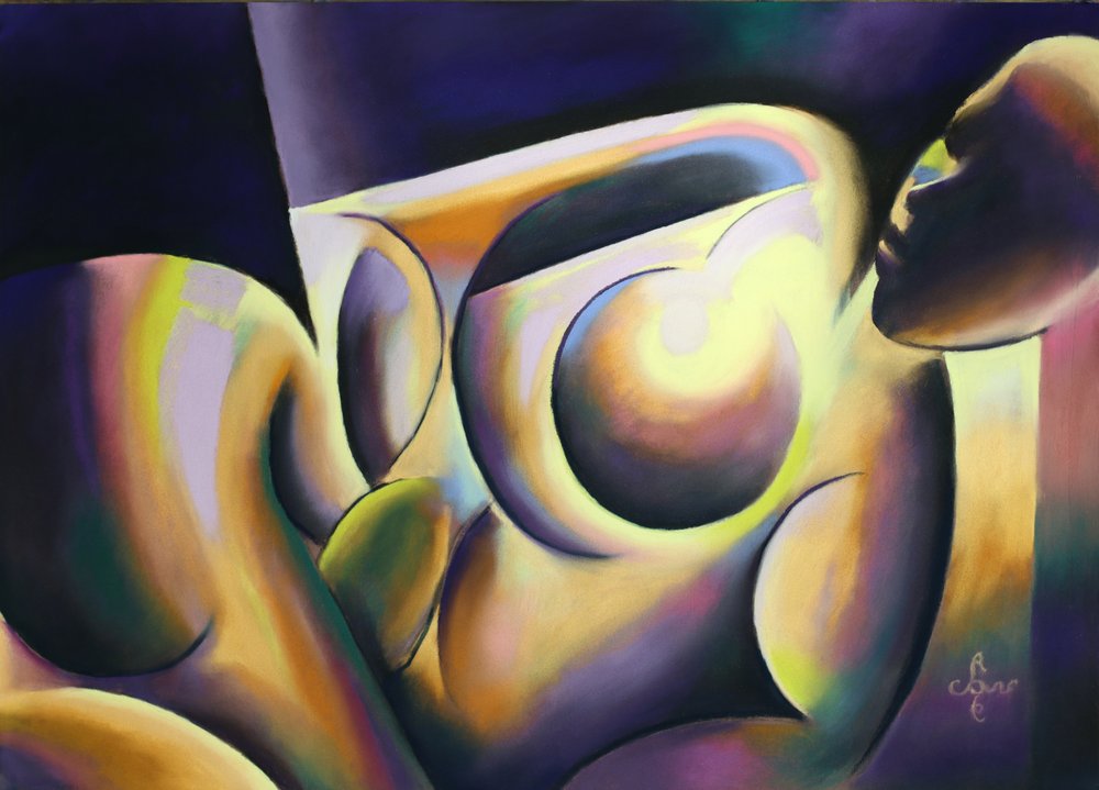 Vibrant Abstract Figures by Corné Akkers