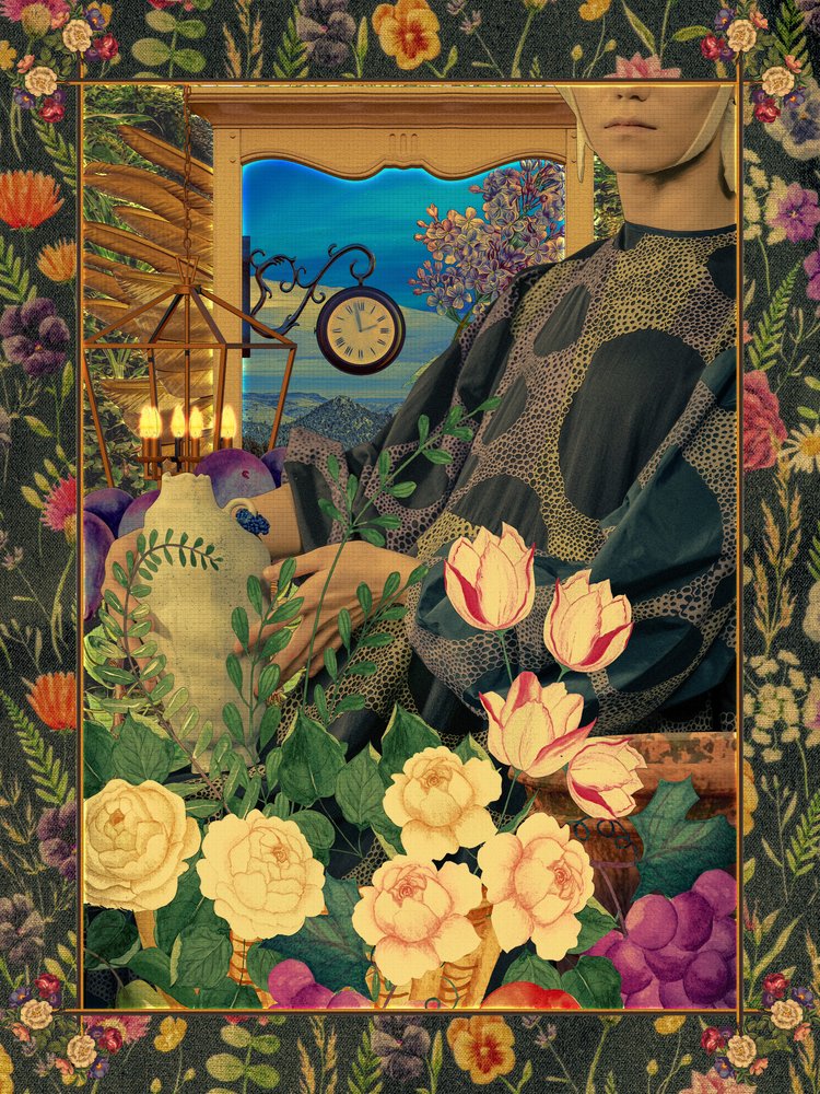 Dreamy Floral Window by CosmoZach