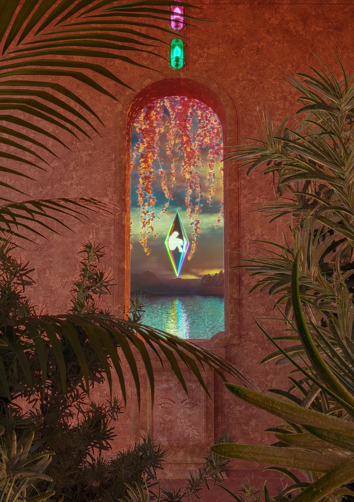 Glowing Crystal Portal Archway by CosmoZach