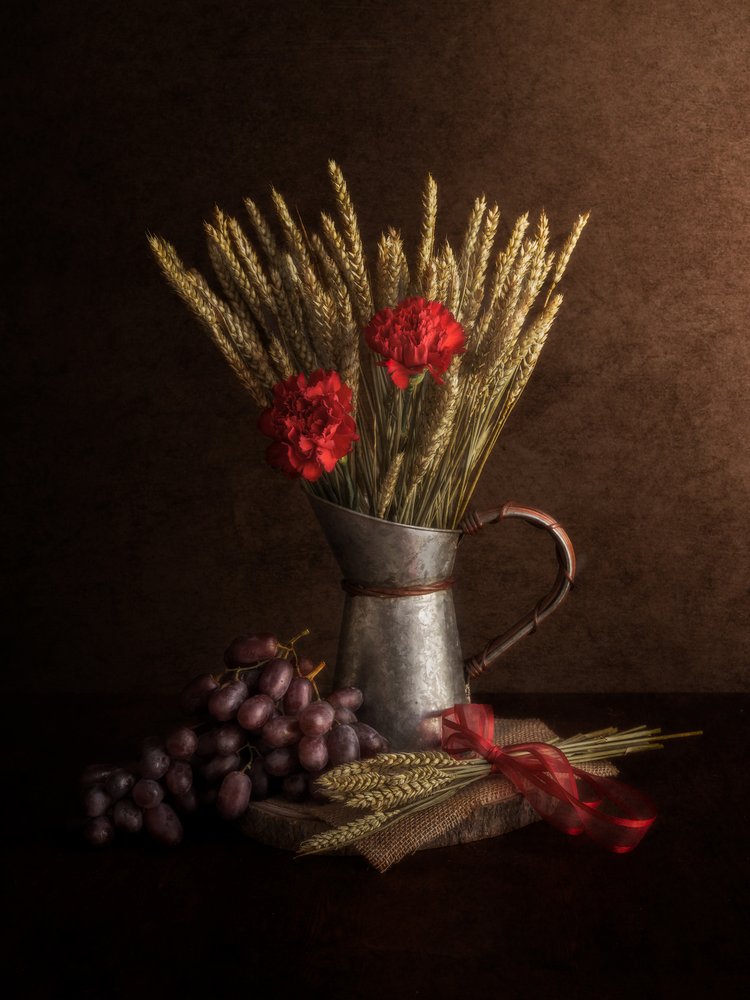 Rustic Harvest Still Life by Cristiano Giani