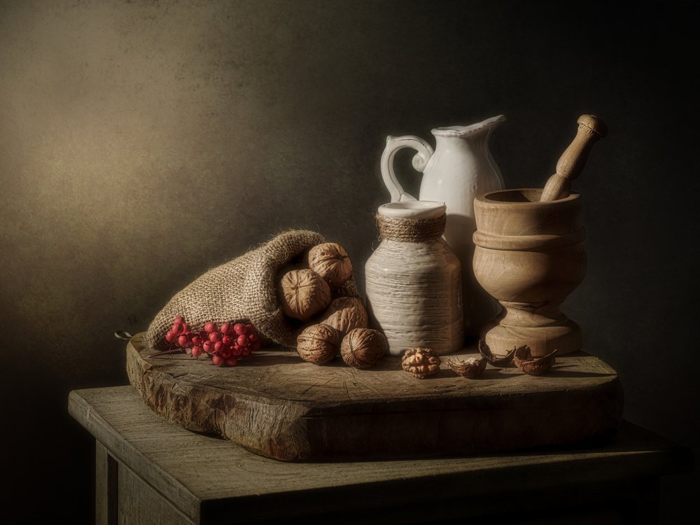 Rustic Harvest Still Life by Cristiano Giani