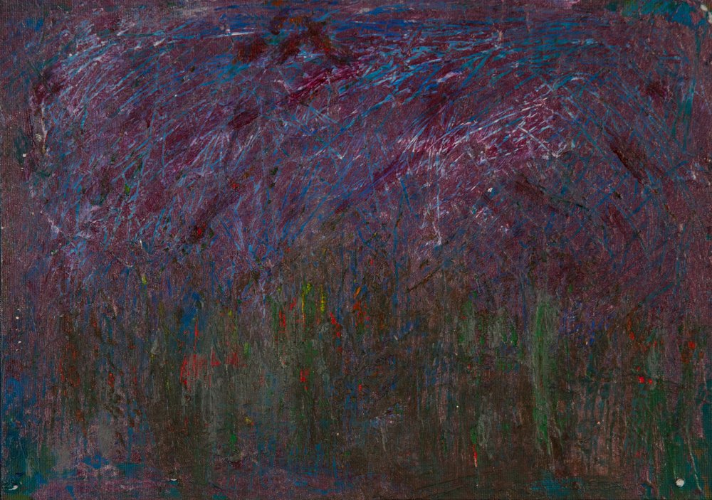 Dark Abstract Landscape by Dale Hefer