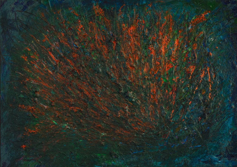 Energetic Orange Burst by Dale Hefer