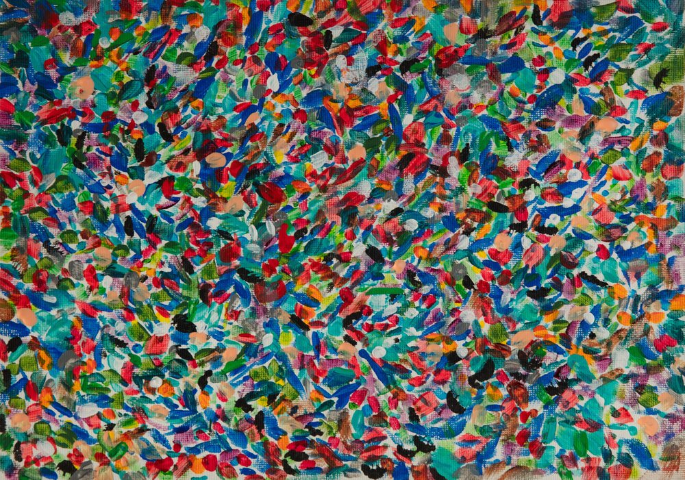 Vibrant Abstract Strokes by Dale Hefer