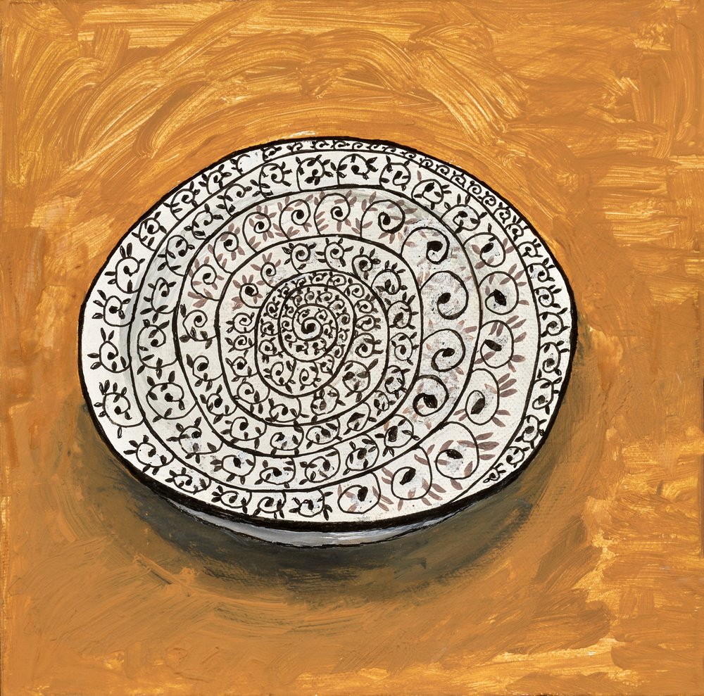 Earthy Spiral Plate by Dale Hefer & Family