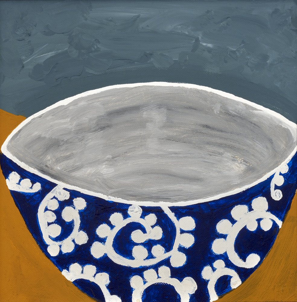 Elegant Blue Bowl Pattern by Dale Hefer & Family