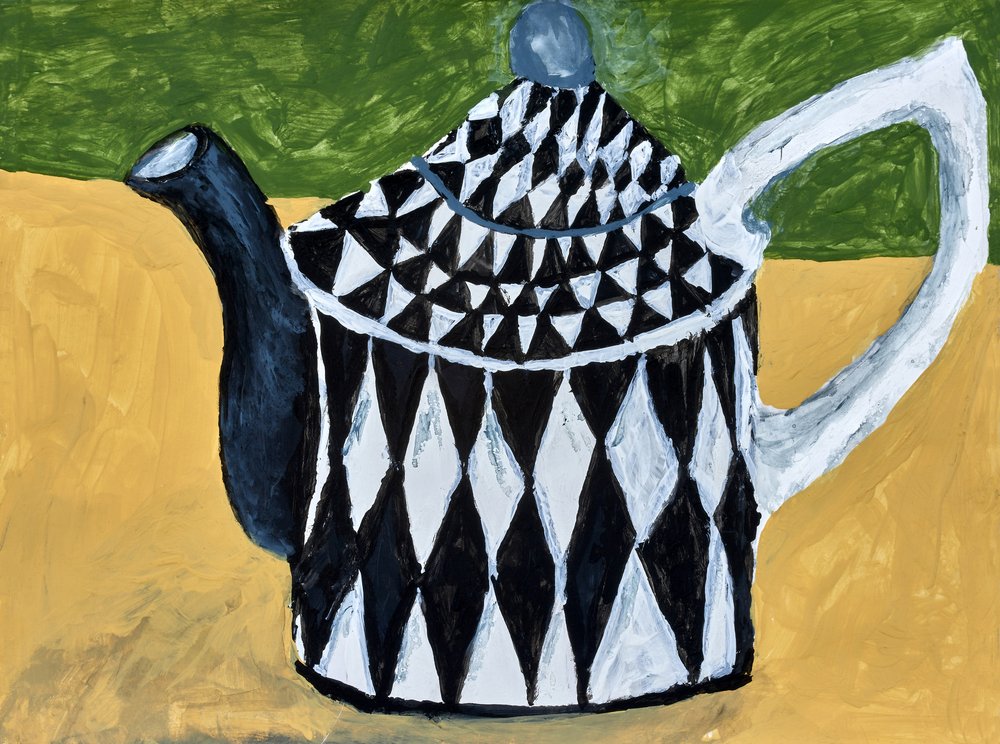 Harlequin Teapot by Dale Hefer & Family