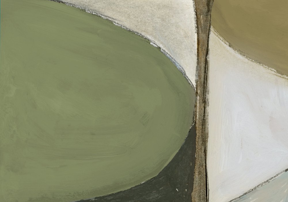 Calm Organic Abstract by Dan Hobday