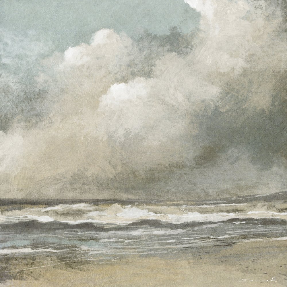 Misty Beach by Dan Hobday