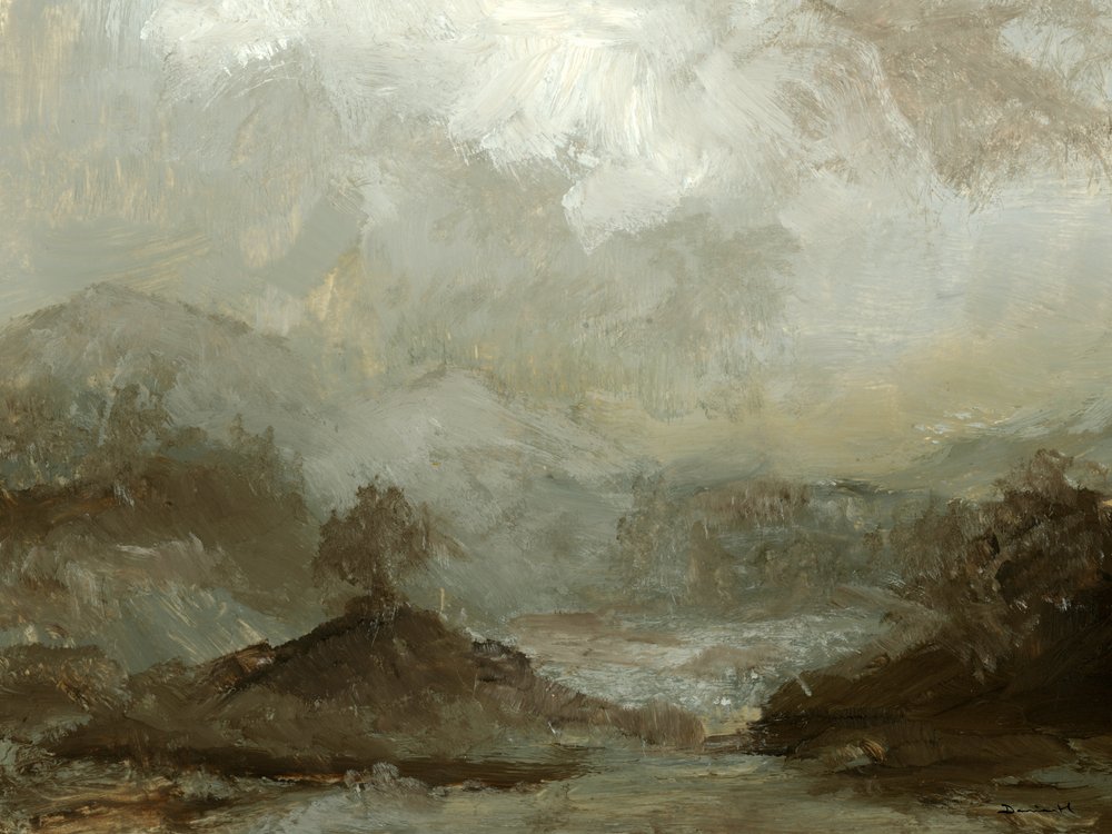 Oak On a Hill by Dan Hobday