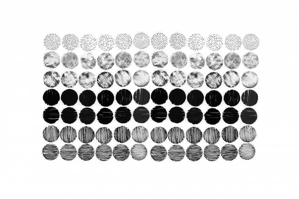 Monochrome Pattern Grid by Danushka Abeygoda