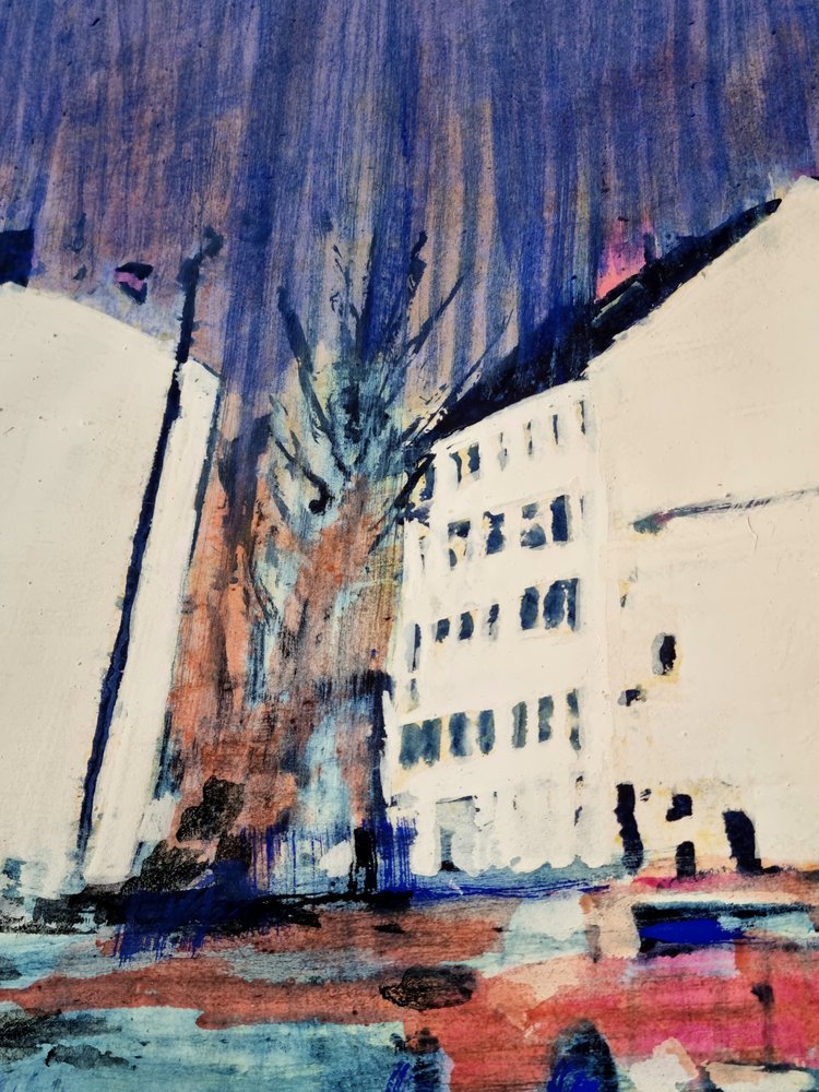 City Street Abstraction by David Antonides
