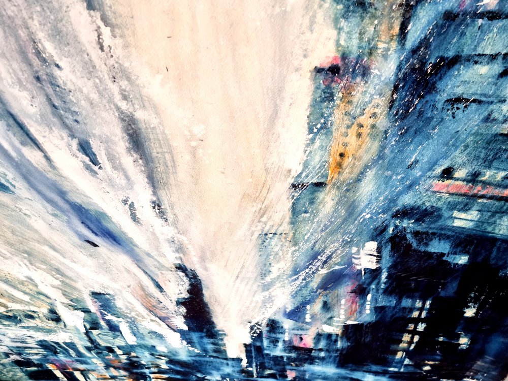 Urban Night Lights by David Antonides