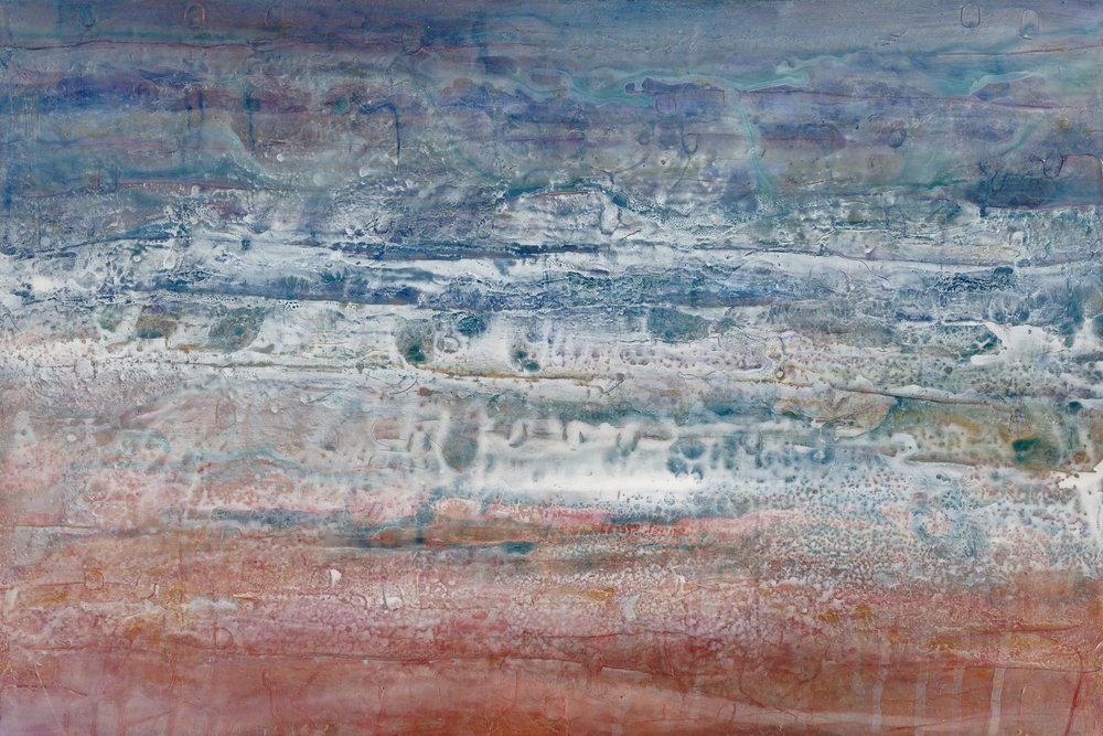 Abstract Coastal Horizon by Deb Chaney