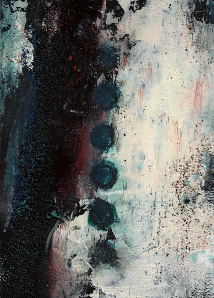 Abstract Dark Contrast by Deb Chaney