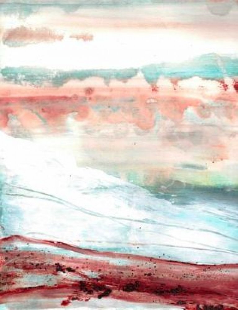 Abstract Ocean Horizon by Deb Chaney