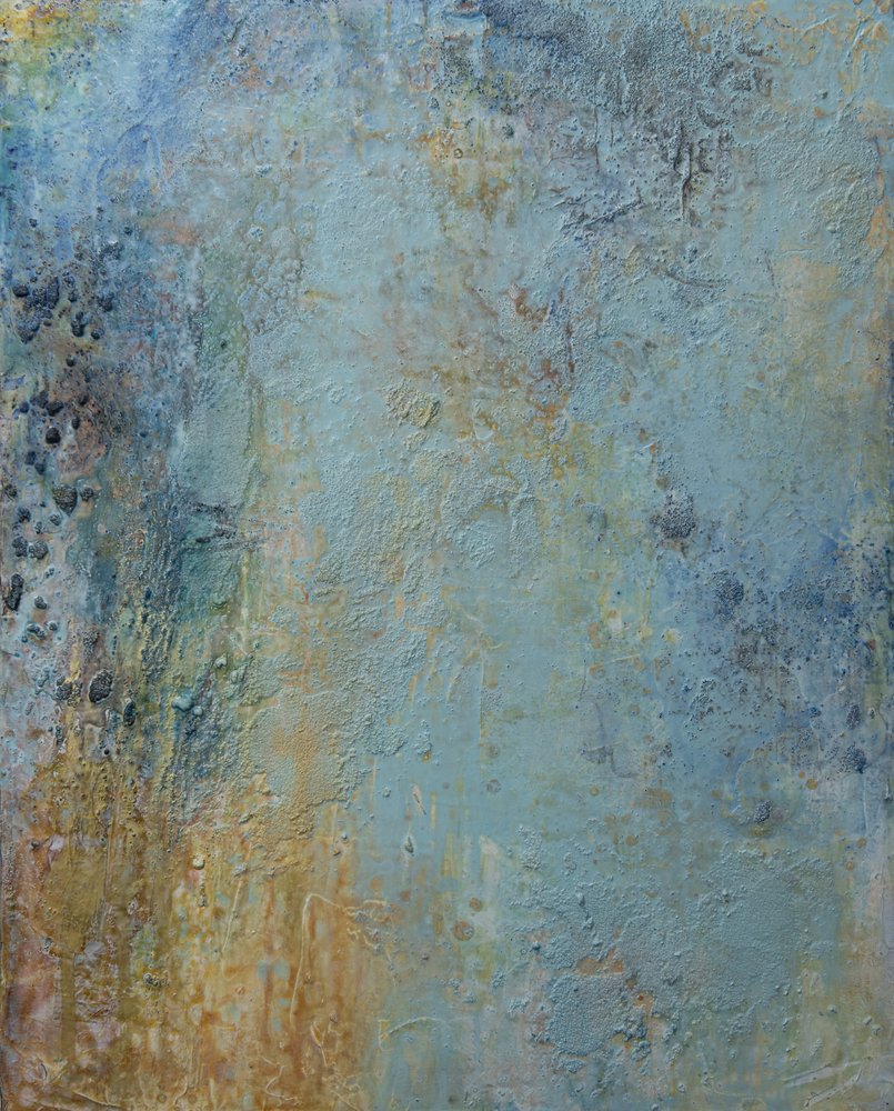 Rustic Patina Abstract by Deb Chaney