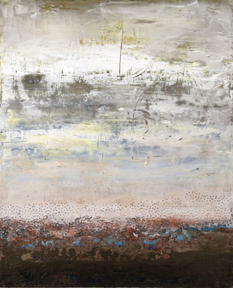 Serene Abstract Horizon by Deb Chaney