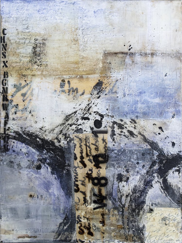 Textured Abstract Layers by Deb Chaney