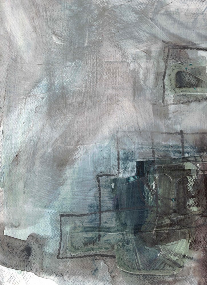 Urban Industrial Abstract by Deb Chaney