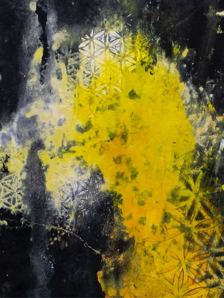Vibrant Abstract Geometry by Deb Chaney
