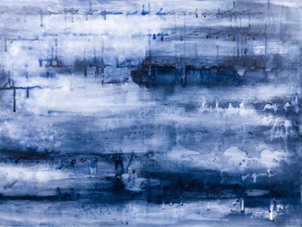 Washed Blue Tones by Deb Chaney
