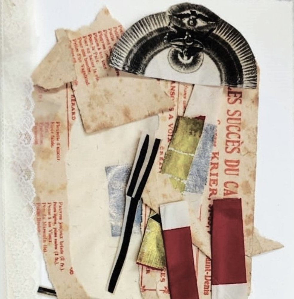 Abstract Eye Collage by Doris Schmitz