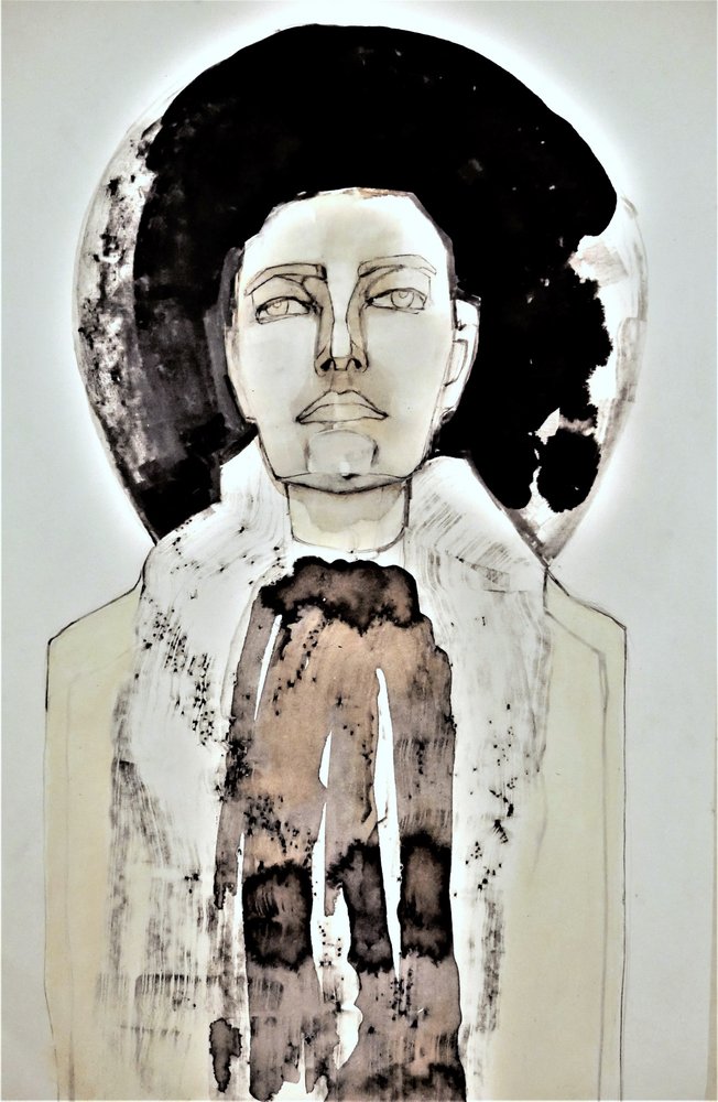 Abstract Halo Portrait by Doris Schmitz