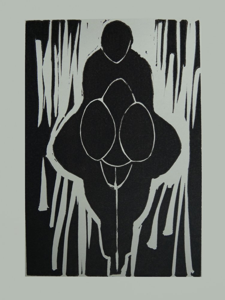 Bold Abstract Figure by Doris Schmitz