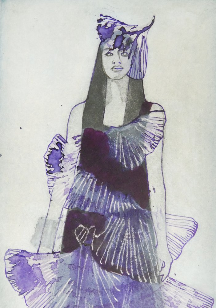 Chic Purple Fashion by Doris Schmitz