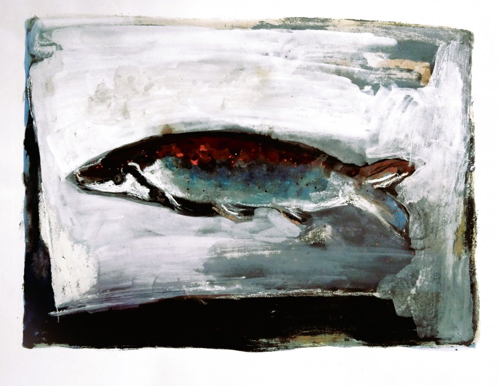 Dark Water Fish by Doris Schmitz