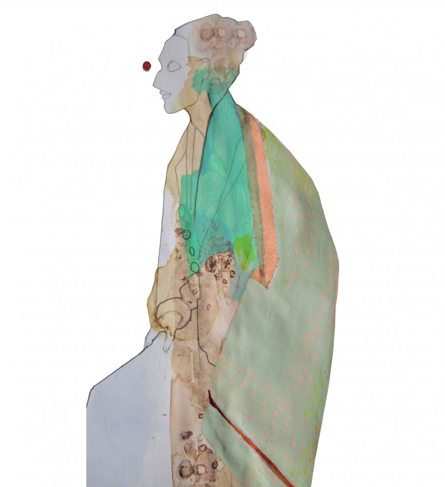 Elegant Abstract Profile by Doris Schmitz